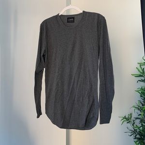 CUTS Clothing Elongated Long Sleeve w Curve Hem